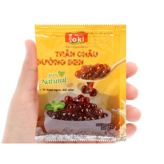 Trân châu đường đen 3q - yoki - gói 30g