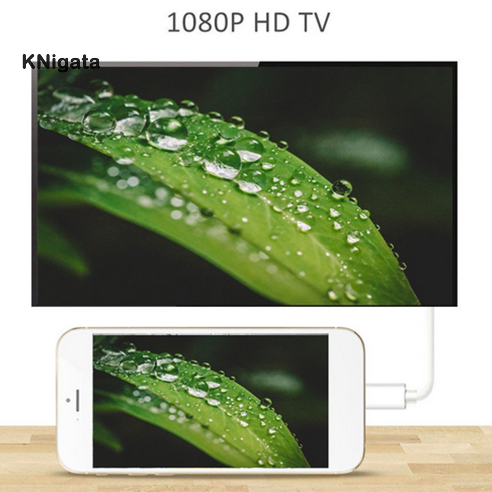 Cáp Chuyển Đổi 1080p 8pin Sang Hdmi-Compatible Digital Av Cho Iphone 5 Ipad Mini Ipod Touch