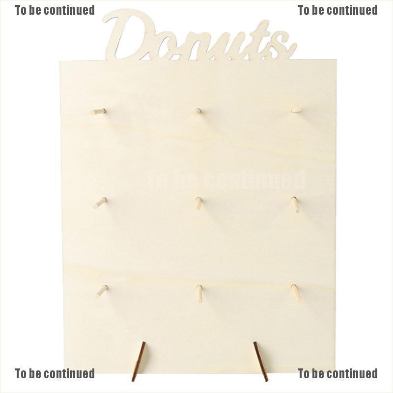 Giá Gỗ Trưng Bày Bánh Donut Sáng Tạo Đáng Yêu