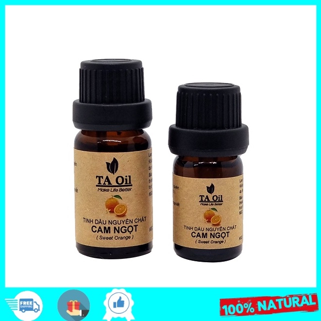 [SALE CỰC SỐC] Tinh Dầu Cam Ngọt Thiên Nhiên - Giúp thư giãn giảm căng thẳng mệt mỏi - Orange essential oil