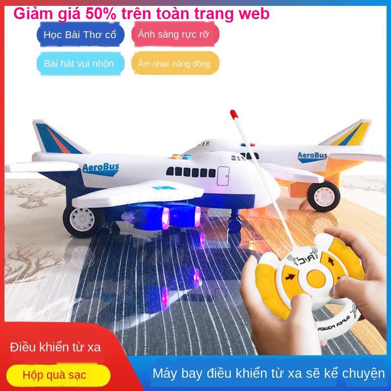 Quán tính lớn máy bay đồ chơi trẻ em nhạc nhẹ chở khách A380 bé trai và gái Quà tặng Giáng sinh ô tô