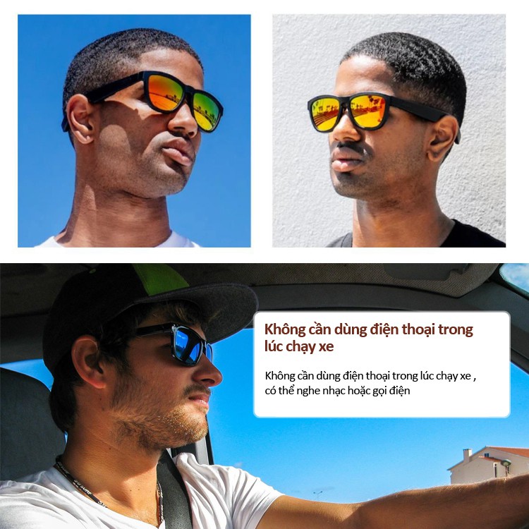 Kính mắt Bluetooth thông minh vừa nghe nhạc và gọi điện , chống tia UV , chống trầy xước , bảo hành 1 năm A2 Frames | BigBuy360 - bigbuy360.vn