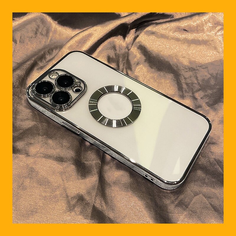 Ốp Điện Thoại Mềm Trong Suốt Mạ Điện Chống Sốc Cho iPhone 13 12 11 Pro Max