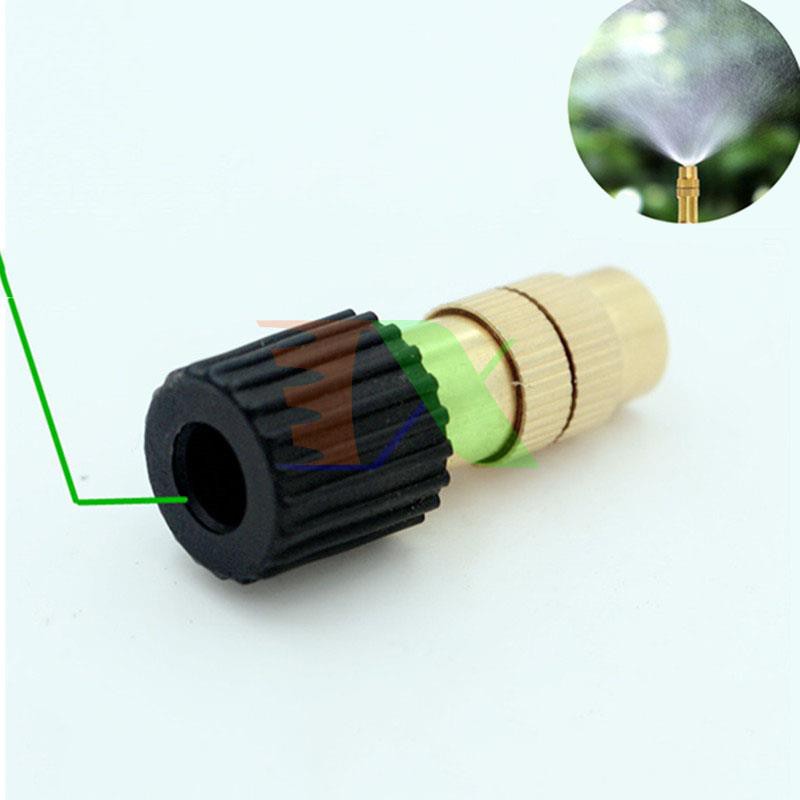 Béc tưới phun sương MT-309H 50 lit / h, Đầu phun sương bằng đồng + Chặn áp 4/7mm