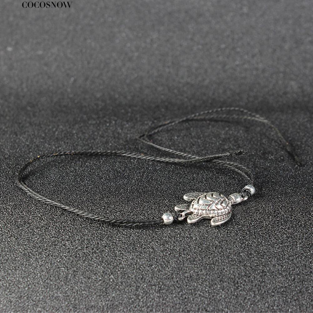 Vòng chân mặt hình rùa mini phong cách retro bắt mắt | BigBuy360 - bigbuy360.vn