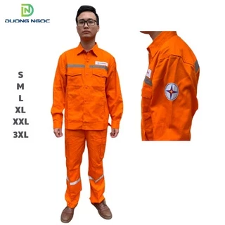 Quần Áo Điện Lực Tiêu Chuẩn EVN 2021 - Đầy Đủ Logo Điện Lực