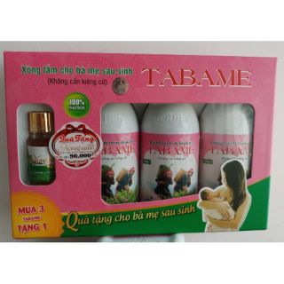 Com bo 3 lọ nước tắm thảo dược  sau sinh  TABAME  có quà tặng