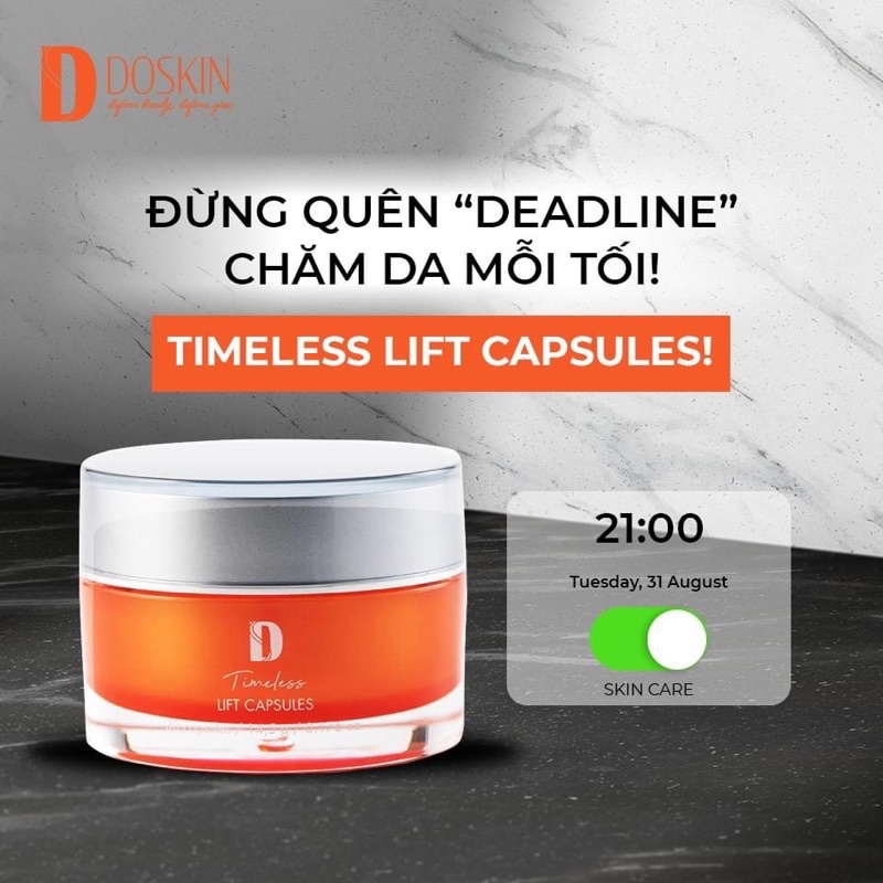 (TẶNG 10 Mặt Nạ Kèm Theo)Viên Nang Nâng Cơ Doskin Chăm Sóc Da Lão Hoá | BigBuy360 - bigbuy360.vn