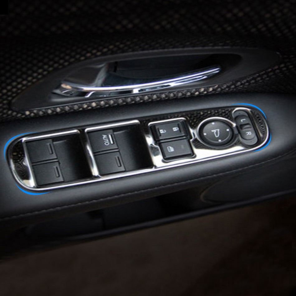 Honda HRV Windows Panel Khung nhựa ABS Nhãn dán DIY