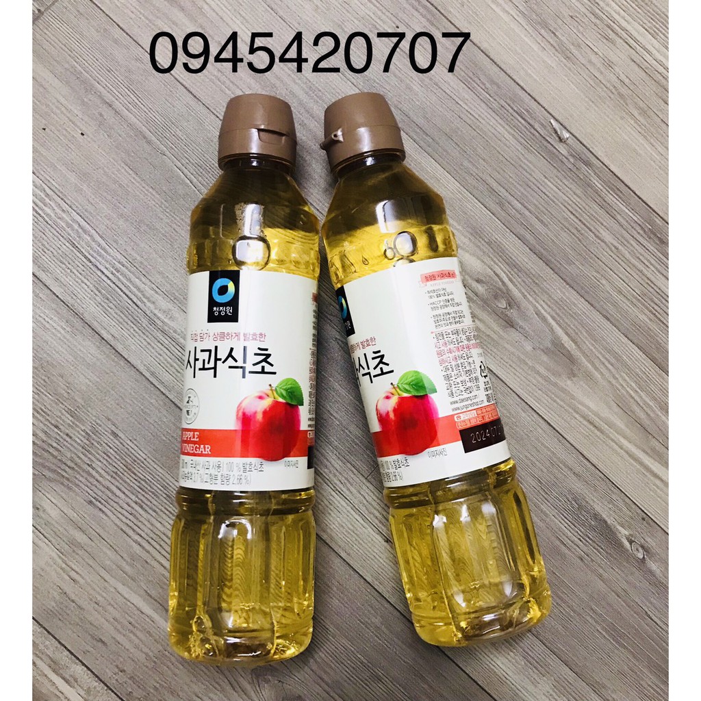 Dấm táo Deasang Hàn Quốc 500ml