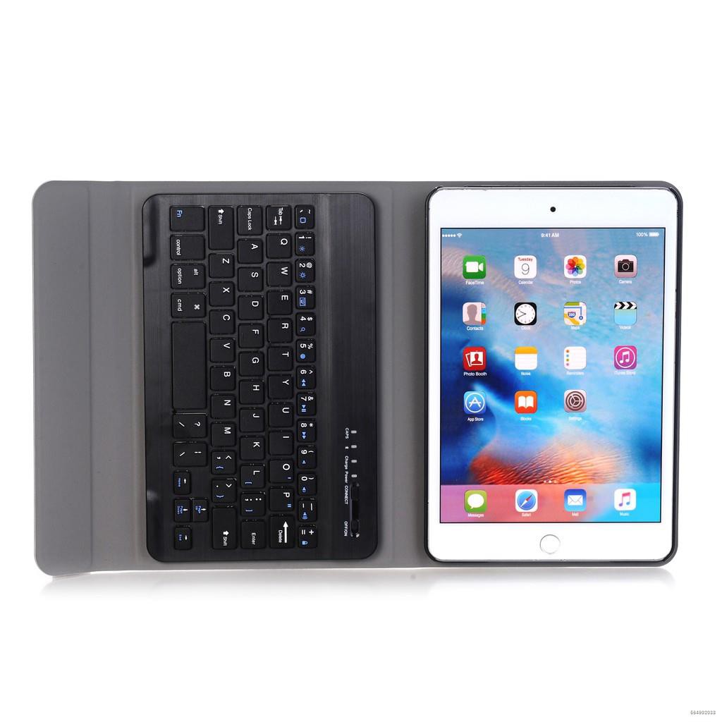 ✁For iPad Mini 1 2 3 Wireless Bluetooth Keyboard + Flip PU Leather Stand Shockproof Smart Case Cover