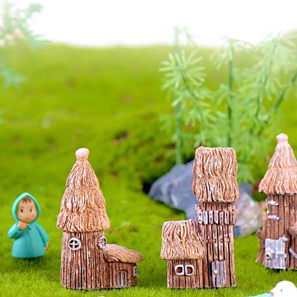 Mô Hình Lâu Đài Bằng Nhựa Resin Trang Trí Tiểu Cảnh DIY