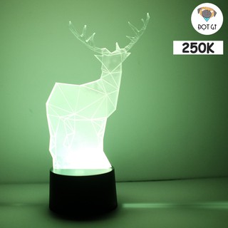 Đèn Led3D trang trí con Hươu