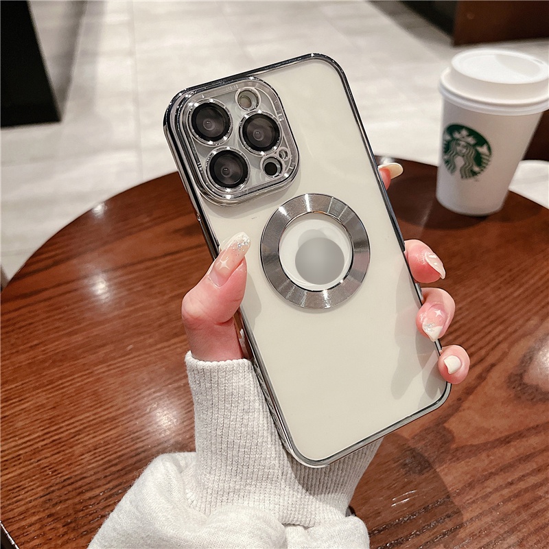 Vỏ điện thoại silicon mềm trong suốt mạ 6D sang trọng cho iPhone 11 12 13 Pro Max 13Pro XR XS Max 7+ 8 PLUS