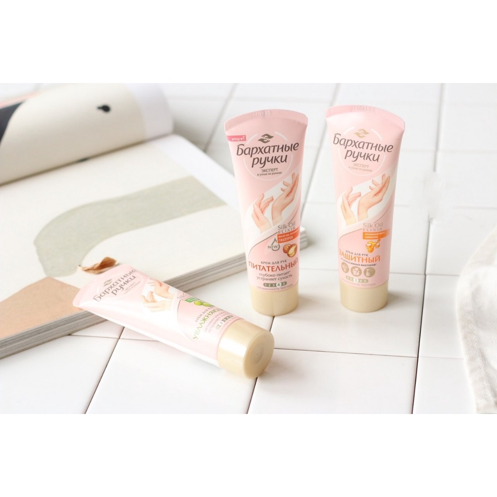 Kem dưỡng tay lụa Silky hand - Hàng Nga Poochy_Pinklady