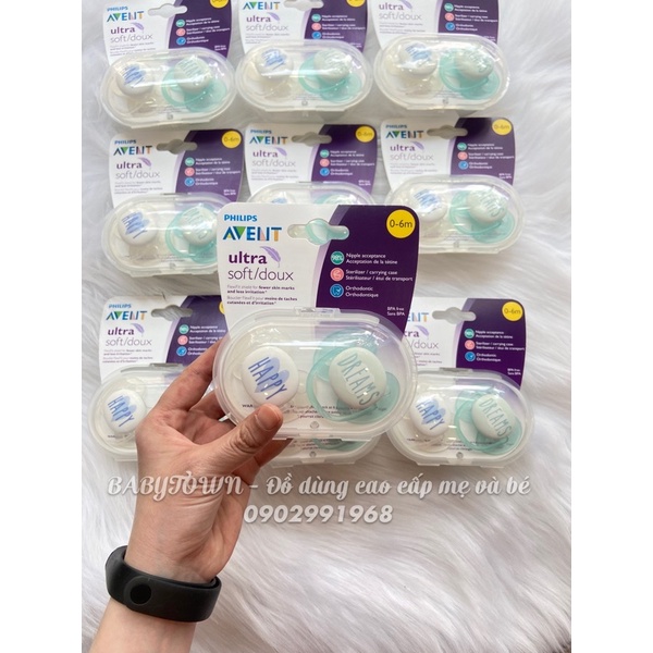 Ti giả/Ti ngậm Philips Avent Ultra Soft size 0-6m,6-18m