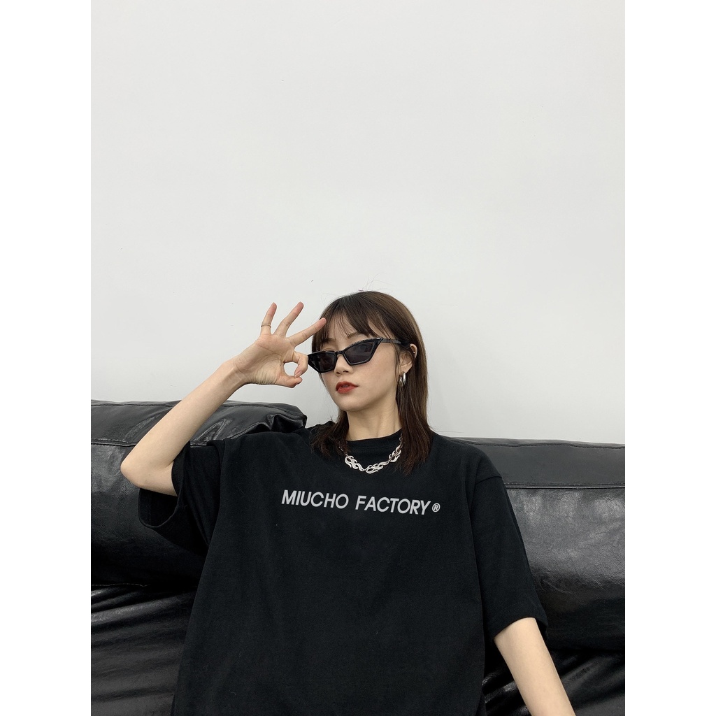 Áo thun nữ form rộng đẹp tay lỡ kiểu hàn quốc chất vải cotton AT206 Miucho basic