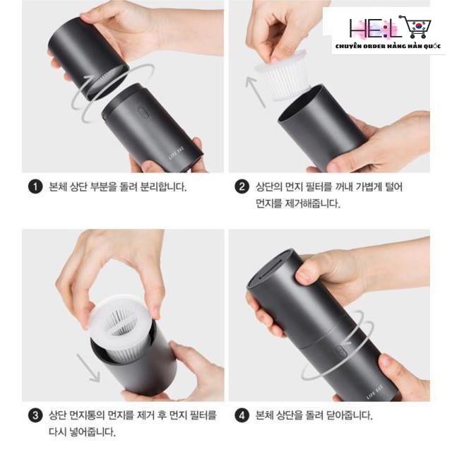 Máy Hút Bụi Cầm Tay Mini 💖FREESHIP💖 Máy Hút Bụi Cầm Tay Mini LIFE SUN LFS-HA04 Hàn Quốc Chính Hãng | BigBuy360 - bigbuy360.vn