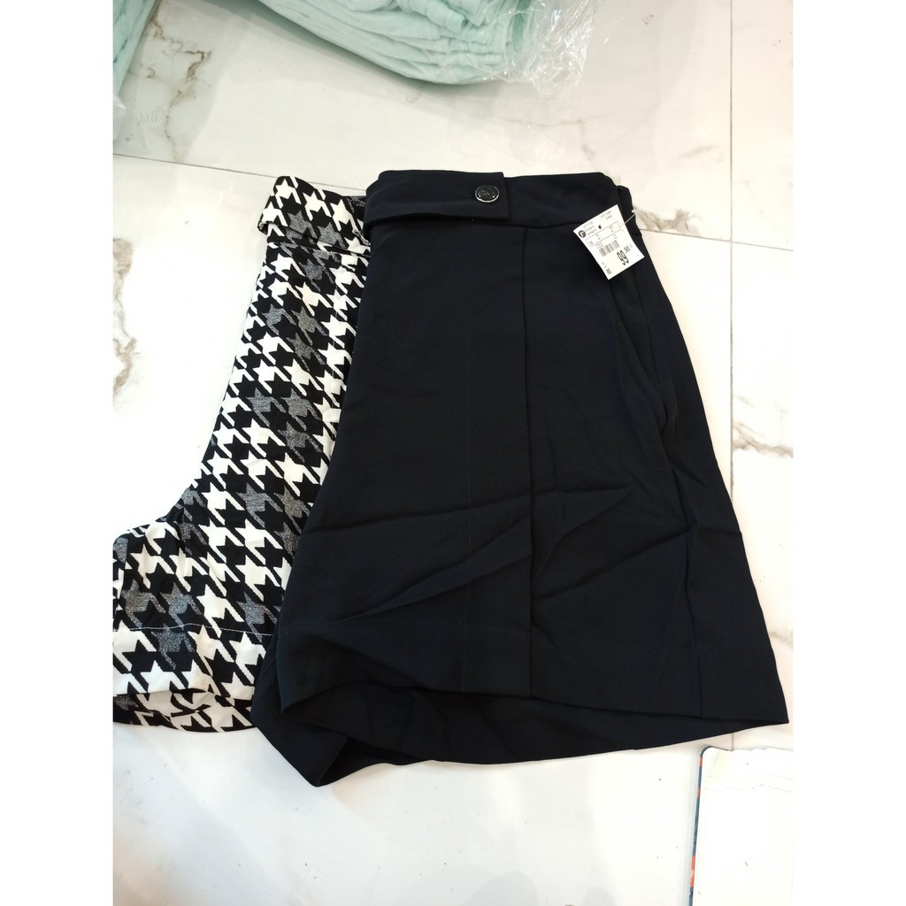 Quần Short Nữ 2 lớp vải mỏng cạp cao xuất Hàn sang trong lịch sự XanhHouse