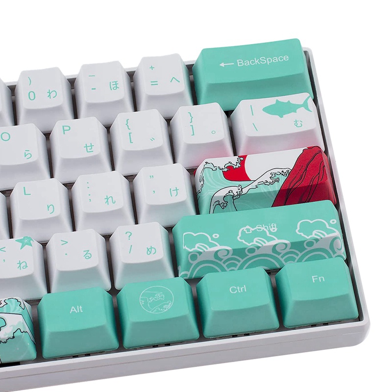 Bộ nắp bàn phím cơ chơi game 60% PBT cho GK61 64 chất lượng cao