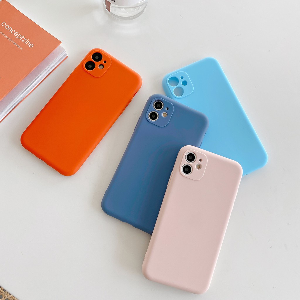 Ốp lưng iphone TPU trơn dẻo bảo vệ camera 7Plus/8Plus/X/XsMax/11/11Promax Dino Case