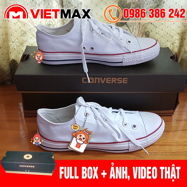 🎁 [MIỄN PHÍ SHIP+ BOX] Giày Thể Thao CV Classic Trắng Mẫu Hot