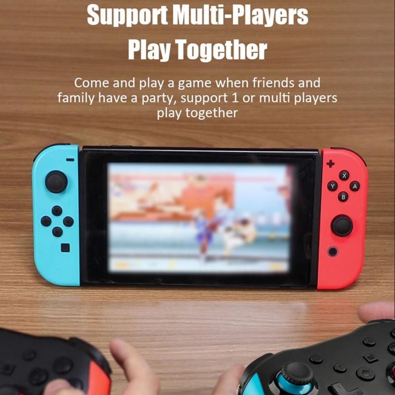 Cần Điều Khiển Chơi Game Không Dây Rung Kép 6 Trục Cho NS Switch Pro PS3