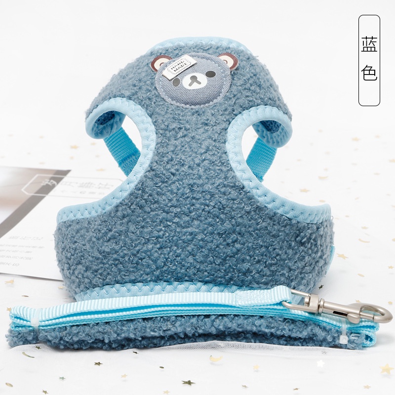 dây dắt yếm body teddy dành cho chó mèo