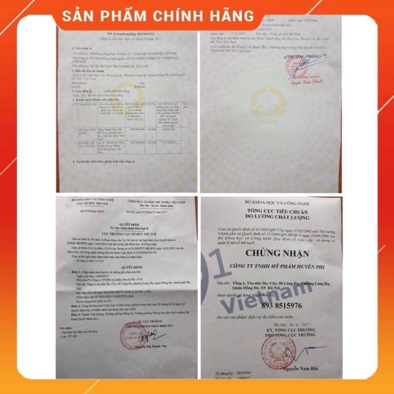 Tẩy lông Huyền Phi Chính Hãng