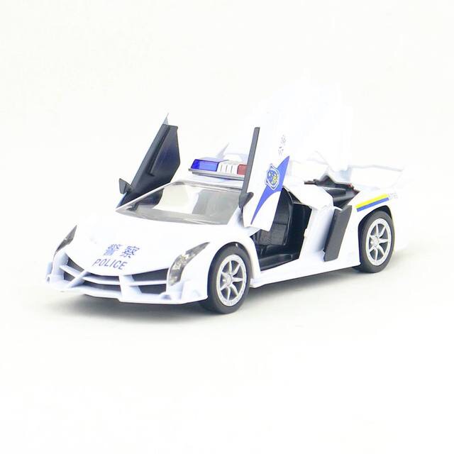 ✨ 4 Màu ✨ Mô Hình Xe Cảnh Sát Lamborghini Veneno 1:32 ✨✨