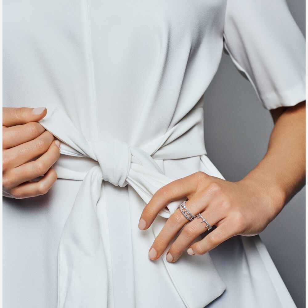 Nhẫn Pandora Clear Sparkling Crown Silver Ring Full Box ,túi xách-  Tuyển CTV - Hỗ trợ Droship