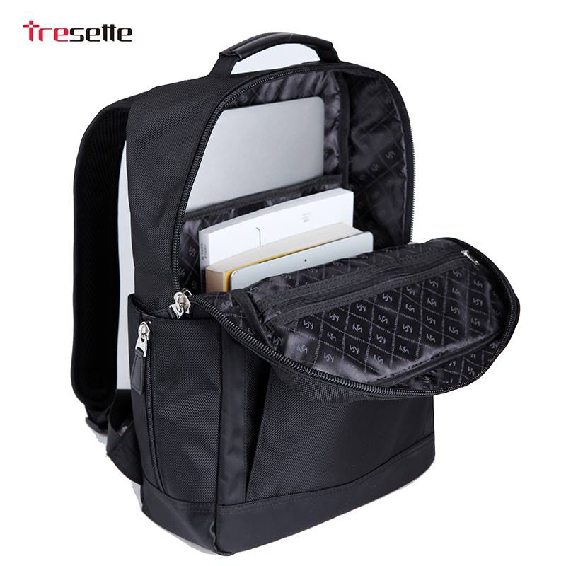 Balo Tresette Hàn Quốc TR-5C206 Black balo đa năng, balo latop cho nam và nữ