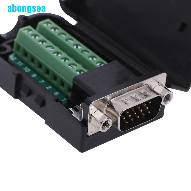 Đầu Nối Dây Điện D-Sub Db15 Vga Male 3 Hàng 15 Pin