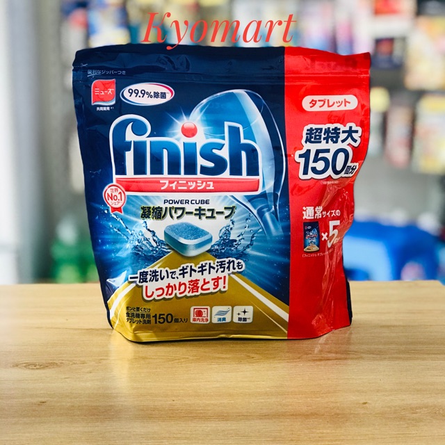 Viên rửa bát Finish Nhật Bản túi 150 viên