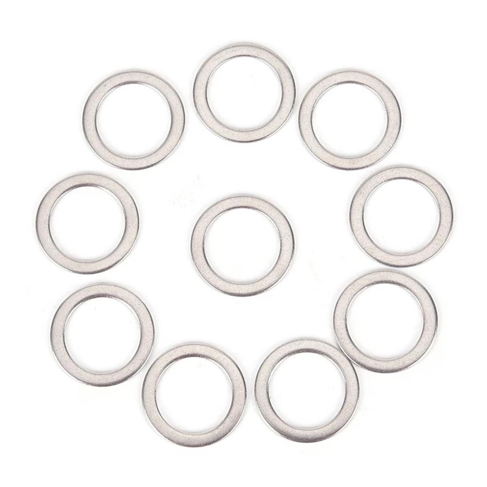 Set 10 Vòng Đệm Bảo Vệ Bàn Đạp Xe Đạp Thể Thao Bằng Thép Không Gỉ