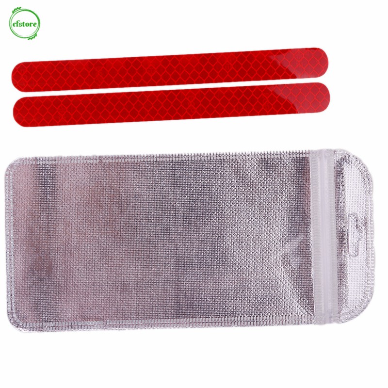 Set 2 Miếng Dán Cảnh Báo Phản Quang Cho Gương Chiếu Hậu Xe Hơi