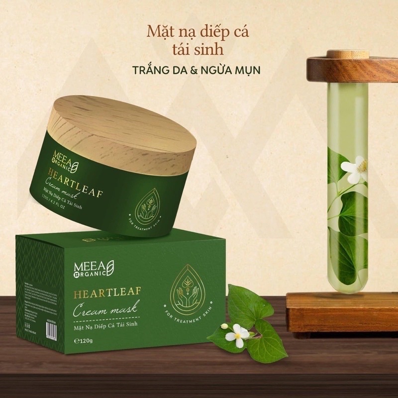 MASK DIẾP CÁ TÁI SINH MEEA ORGANIC CHÍNH HÃNG