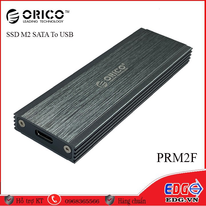 BOX chuyển SSD M2 SATA sang USB-C Orico mã hàng PRM2F-C3