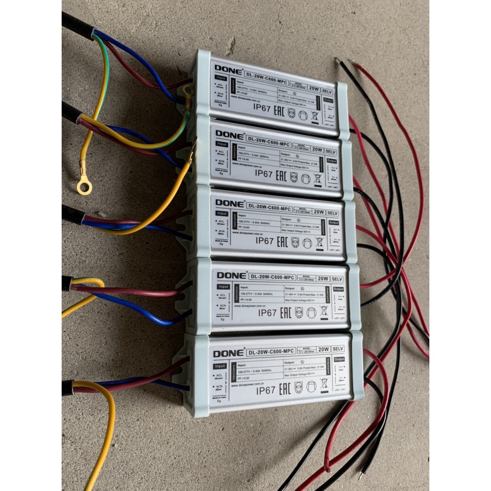 Chấn lưu, tăng phô DONE 20W cho lắp ráp đèn LED
