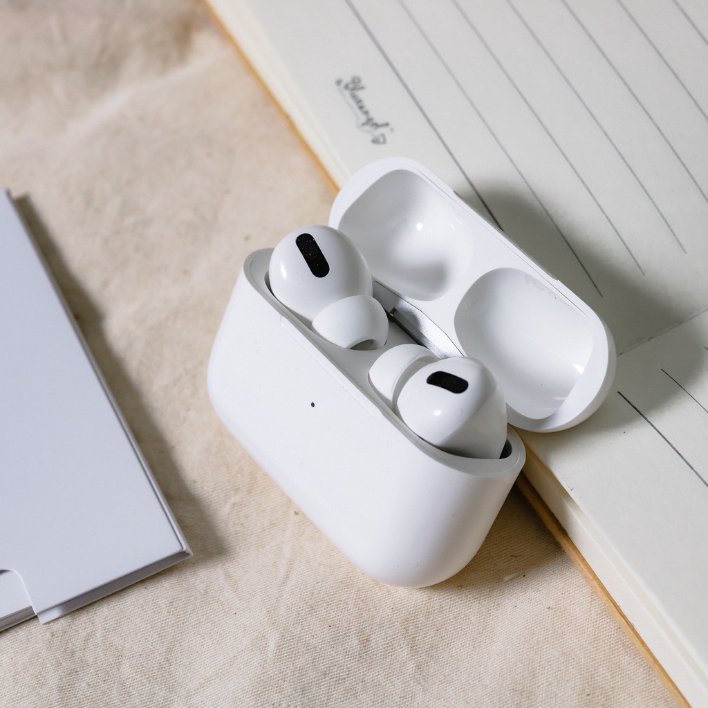 Tai Nghe Không Dây Bluetooth TWS Pro - Chống Ồn ANC - Full Chức Năng - Bảo Hành 3 Tháng - Tặng Ốp Bảo Vệ