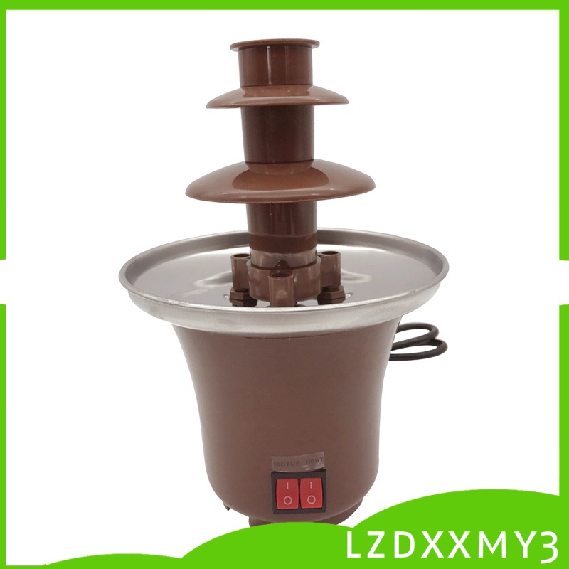 Đài Phun Sô Cô La Nhỏ Gọn Dễ Lắp Ráp 3 Tầng