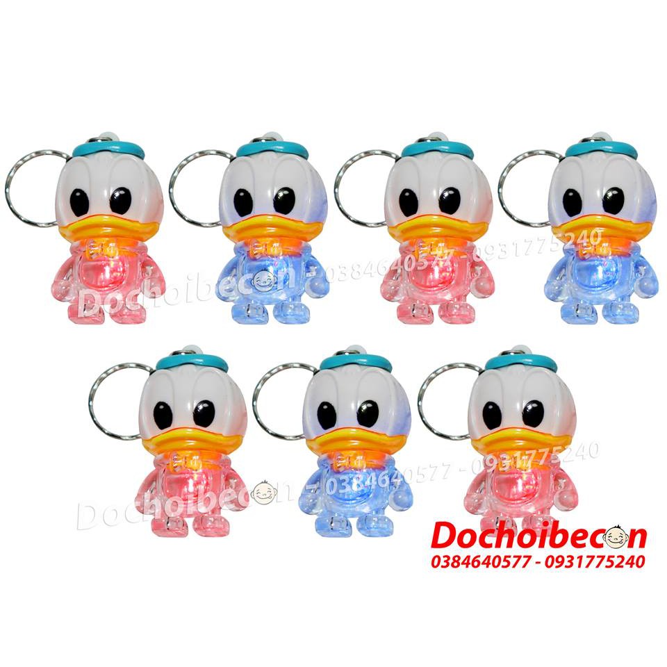 Móc khóa vịt Donal - Dùng pin, có đèn đổi màu | BigBuy360 - bigbuy360.vn
