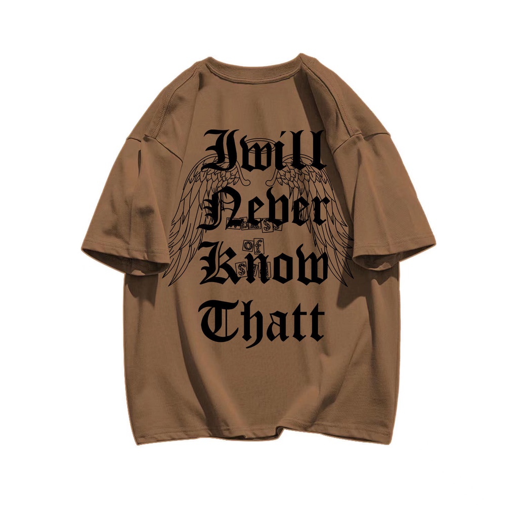 Áo Thun Cotton Tay Ngắn In Chữ Và Đôi Cánh Phong Cách Harajuku Thời Trang Mùa Hè 2022 Cho Nam