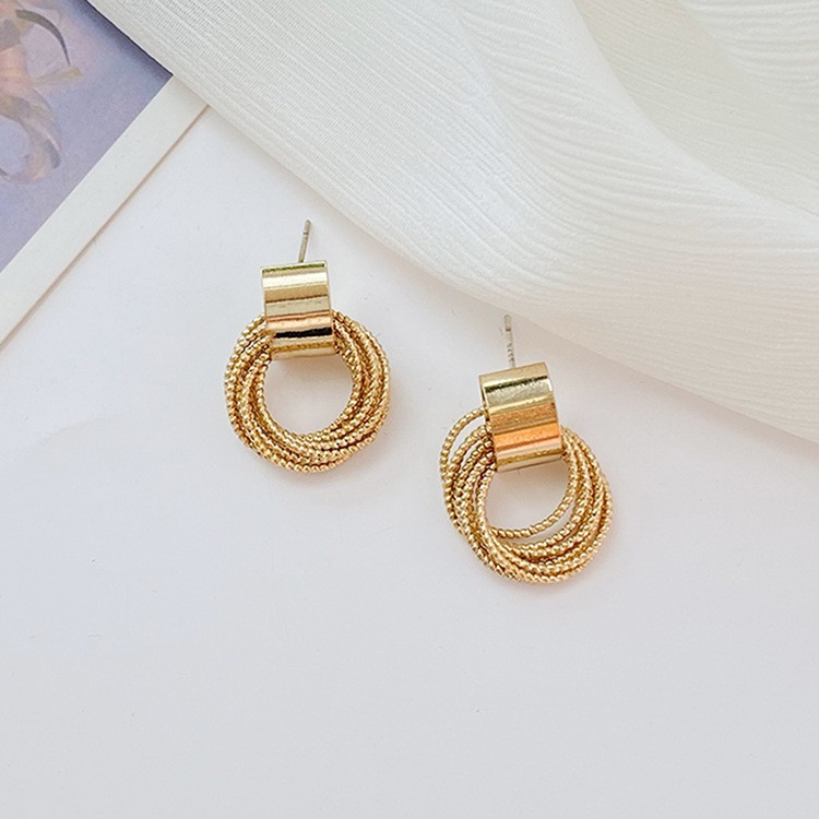 Đôi bông tai mạ bạc 925 kiểu dáng đơn giản sang trọng dành cho nữ