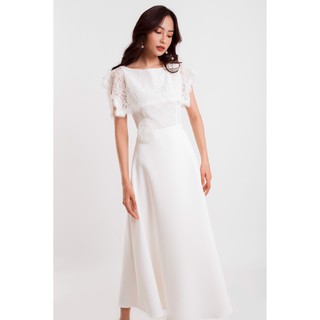 ĐẦM PHỐI REN ĐÍNH NƠ - D1114