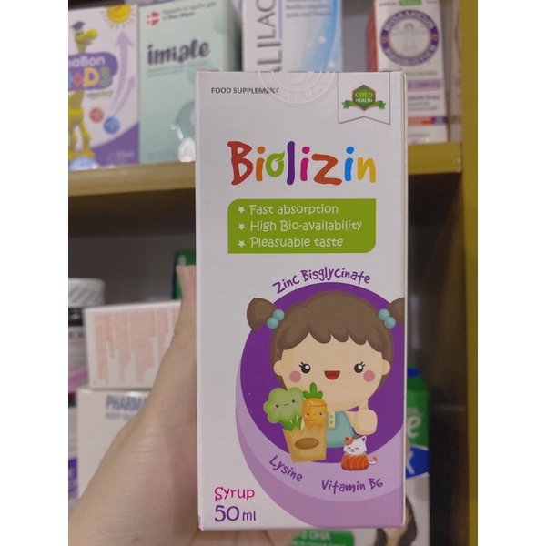 Kẽm Biolizin- Cải thiện biếng ăn cho bé