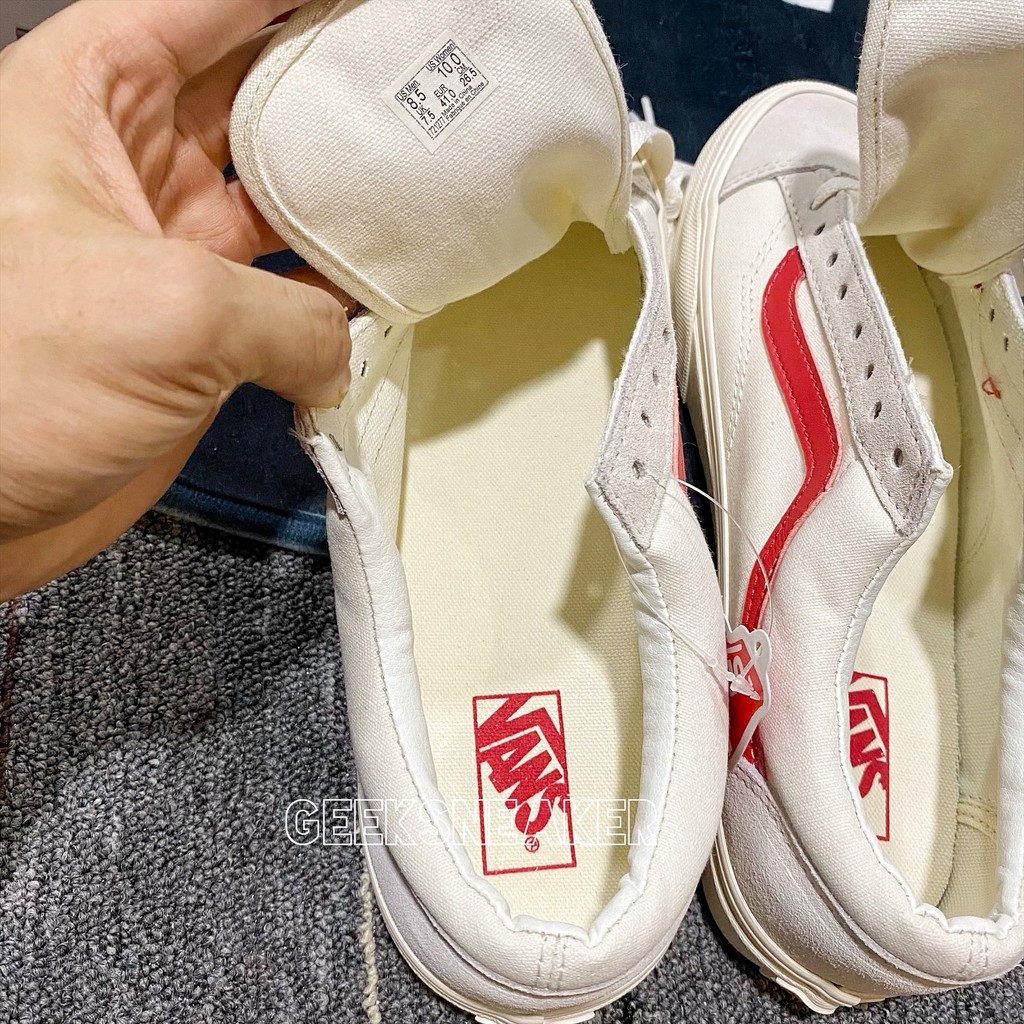 [GeekSneaker] Giày Vans Style 36 RED - Kẻ đỏ | BigBuy360 - bigbuy360.vn