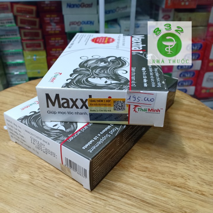 Viên uống MaxxHair new Giúp Tóc Mọc Nhanh, Ngăn Ngừa Rụng Tóc Hiệu Quả