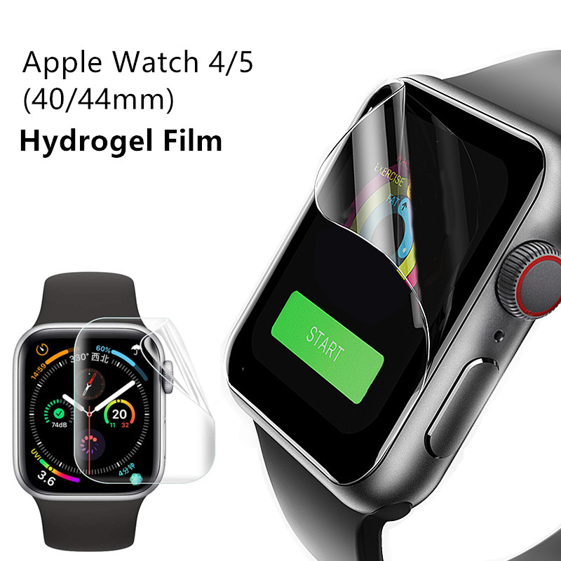 Kính Cường Lực Bảo Vệ Màn Hình Chất Lượng Cao Cho Đồng Hồ Thông Minh Apple Watch 4 / 5 40mm 44mm