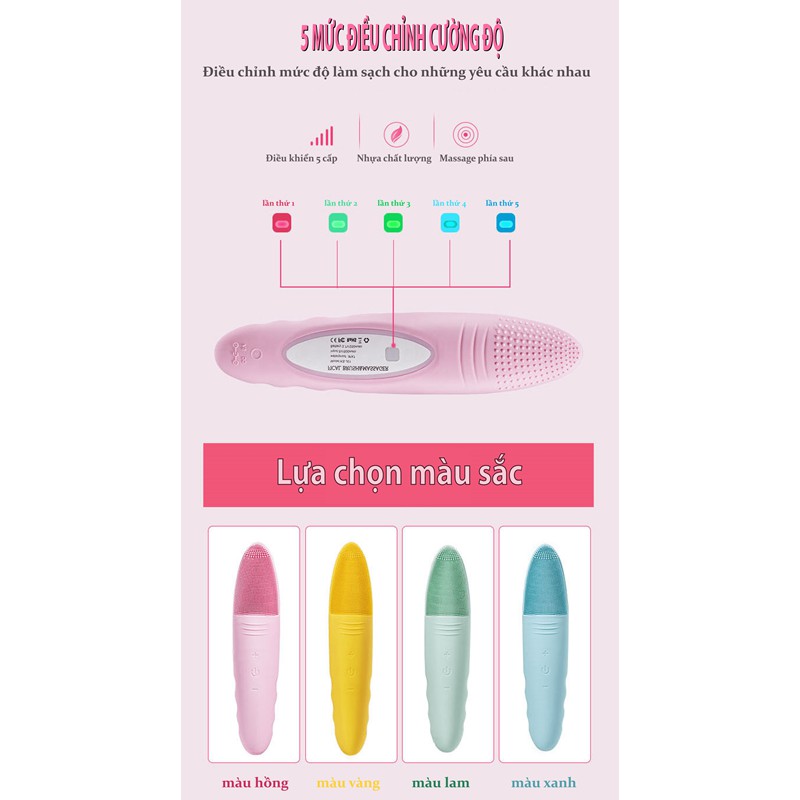 [BH 1 ĐỔI 1] Máy Rửa Mặt Chính Hãng AIKEDILI FICAL BRUSH & MASSAGER | BigBuy360 - bigbuy360.vn